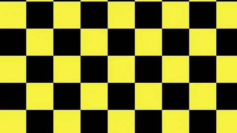 The video displays a checkered pattern of yellow and black squares. Stock Footage 341810616