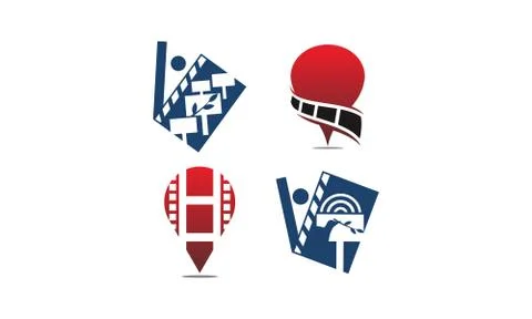 Video Document Tutorial Location Illustrazione stock