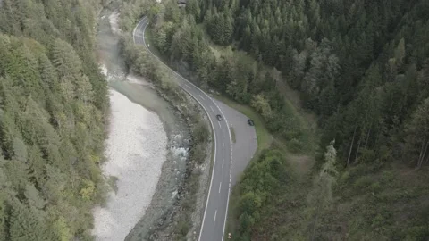 Video Drone in Austria (D Log - 4K) Stock Footage 170904879