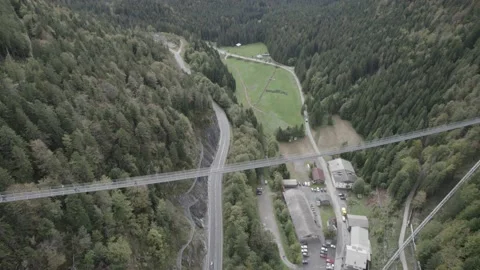 Video Drone in Highline179, Austria(D Log - 4K) Stock Footage 170904133