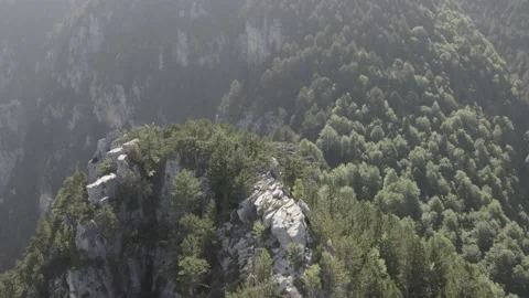 Video Drone in Olympus, Greece (D Log - 4K) Stock Footage 171035076
