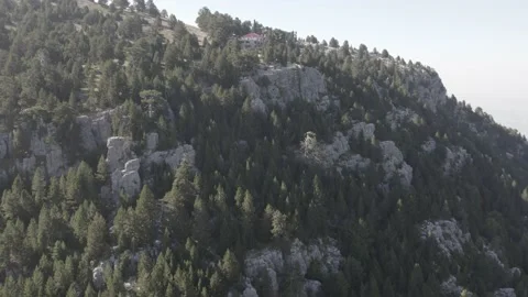 Video Drone in Olympus, Greece (D Log - 4K) Stock Footage 171035497