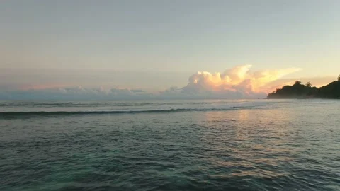 Video from Drone in the Seychelles Stock Footage 155403148