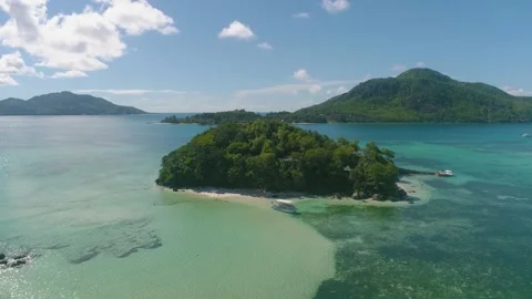 Video from a drone in a sunny time Stock Footage 155333820