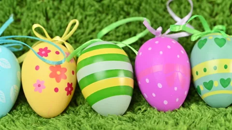 Video of Easter eggs Video stock 318909726
