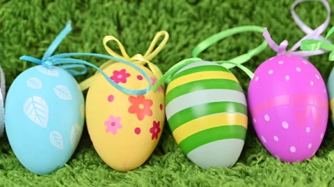 Video of Easter eggs Stock Footage 318910341