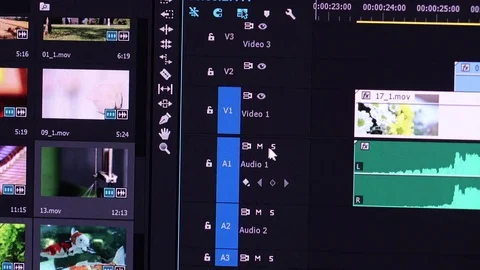 Video Editing computer Stock Footage 69888677