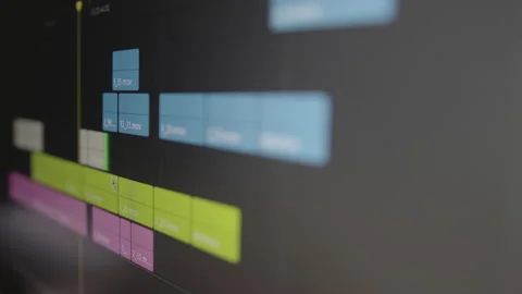 Video editing on the computer. Professional video editing software. Video 库存影片 195292169