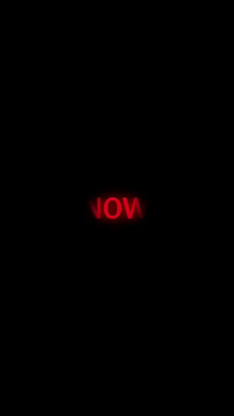 Video editing countdown timer. Urgent red glowing text motion graphics vert.. Stock Footage 341612378