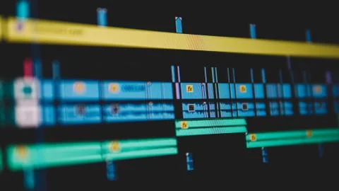 Video Editing Foto stock