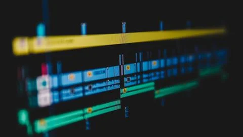 Video Editing Foto stock