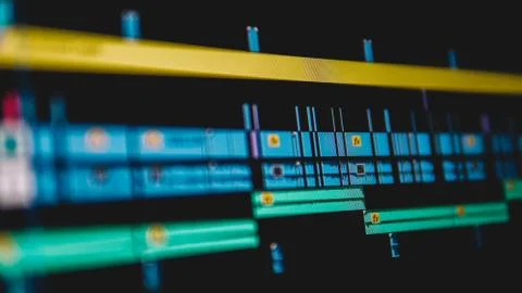 Video Editing Foto stock