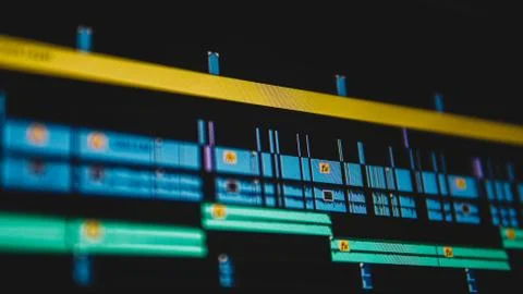 Video Editing Foto stock