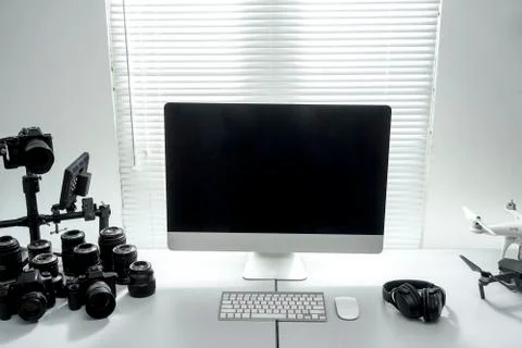 Video editor concept Stock Photos