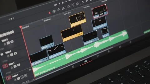 Video Editor Working With Video Editing Software Видео 246597133