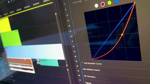Video Editor Workspace with Layered Media Tracks 4K 库存影片 341799994