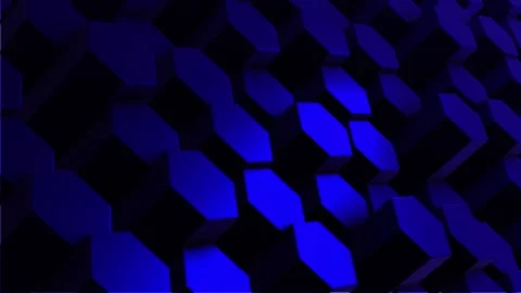 Video effect. hexagon Stock Footage 130462384