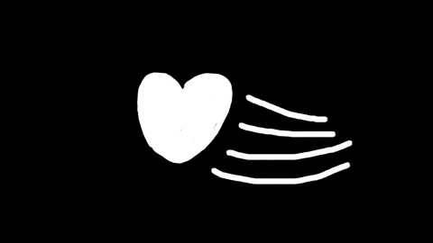 Video effect withheart shapes on white background 4k animation Video stock 282506104