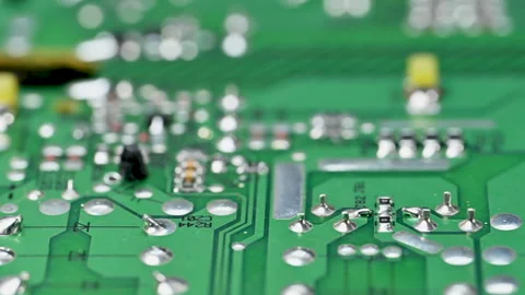 Video of an electrical circuit board Stock Footage 323269611
