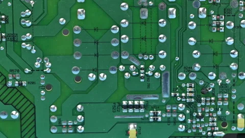 Video of an electrical circuit board Stock Footage 323269643