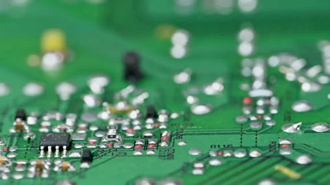 Video of an electrical circuit board Stock Footage 323269688