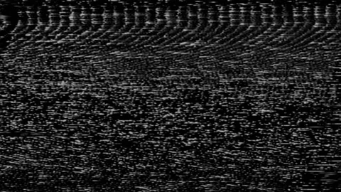 Video error. Abstract noise of analog television. Digital glitch. Damage to the  Stock Footage 153314436