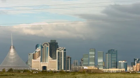Video of the evening city. Stock Footage 118731891