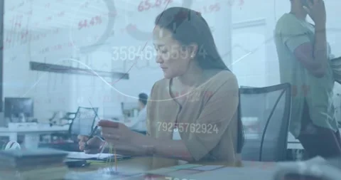 This video explains how to simplify financial data processing by using animation Stock Footage 328931950