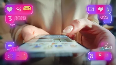 A video explores distraction and addiction through intertwining stories Stock Footage 316846104