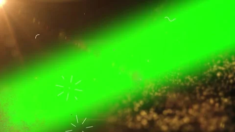 This video features a magical green screen background with golden bokeh lights Видео 338993527