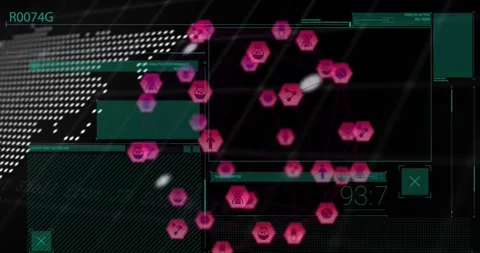This video features a menu with an alpha channel, allowing for transparency Stock Footage 328311362