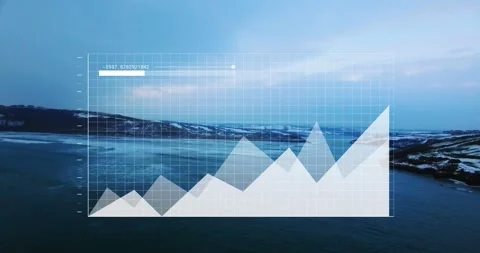 This video features statistics and financial data being processed over a Video stock 329511260