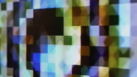 Video feedback on a screen Stock Footage 73525762