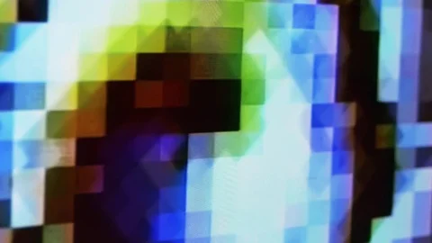 Video feedback on a screen Stock Footage 73526486