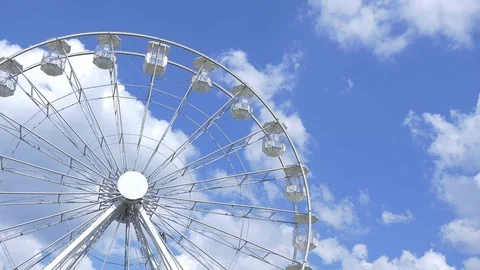 Video of ferris wheel in 4K Stock Footage 79570609