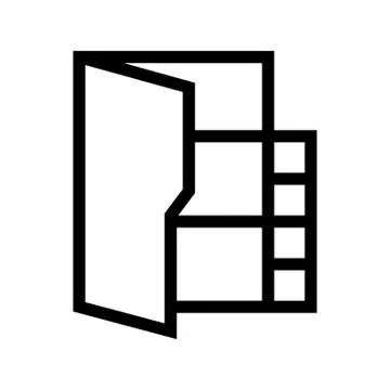 Video File Folder Stock Illustration