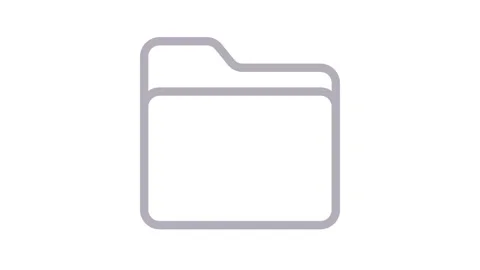 Video file icon representing a digital file format for storing video content. Stock Footage 334834234