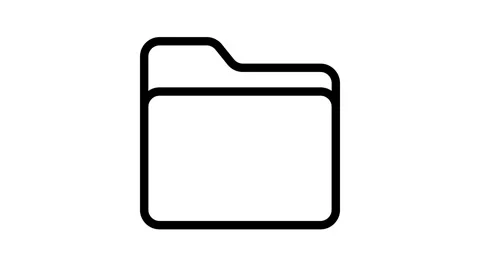 Video file icon representing a digital file format for storing video content. Stock Footage 334834398