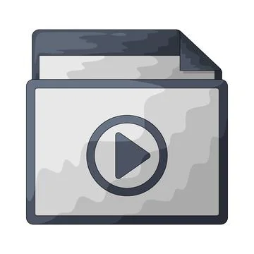 Video File illustration Stock-Illustration