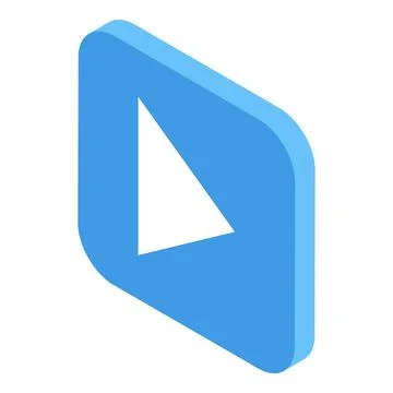 Video file operating system icon, isometric style Stock Illustration