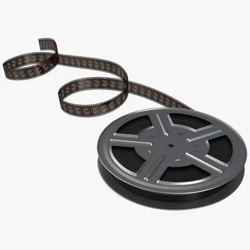 Video Film Reel 2 3D Model