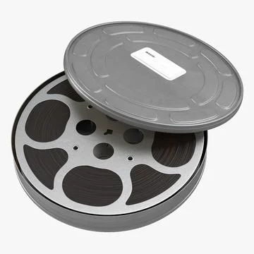 Video Film Reel in Case 2 3D Model ~ 3D Model #90618690