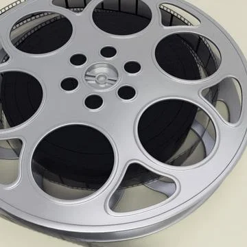Video Film Reel V2 3D Model