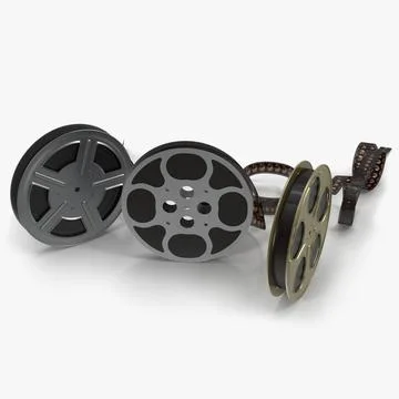 Video Film Reels Collection ~ 3D Модель # 91608942