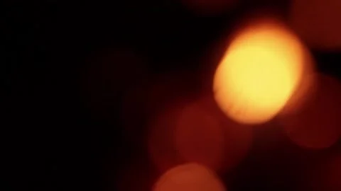 Video of fire in out of focus (bokeh) detail. Stock Footage 238965210