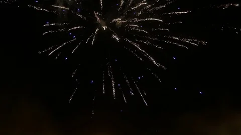 Video of fireworks in 4K Stock Footage 79527996