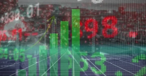 This is a video of fireworks exploding on a black background against illuminated Stock Footage 329967985