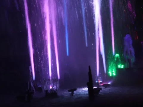 Video of flashing LED lights at night Stock Footage 141466769