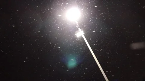 Video of a floor lamp and snowflake Stock Footage 292462373