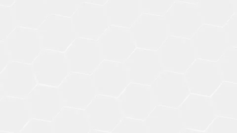 Video Footage of an Abstract Hexagon Pattern with a White Background Stock Footage 316297736